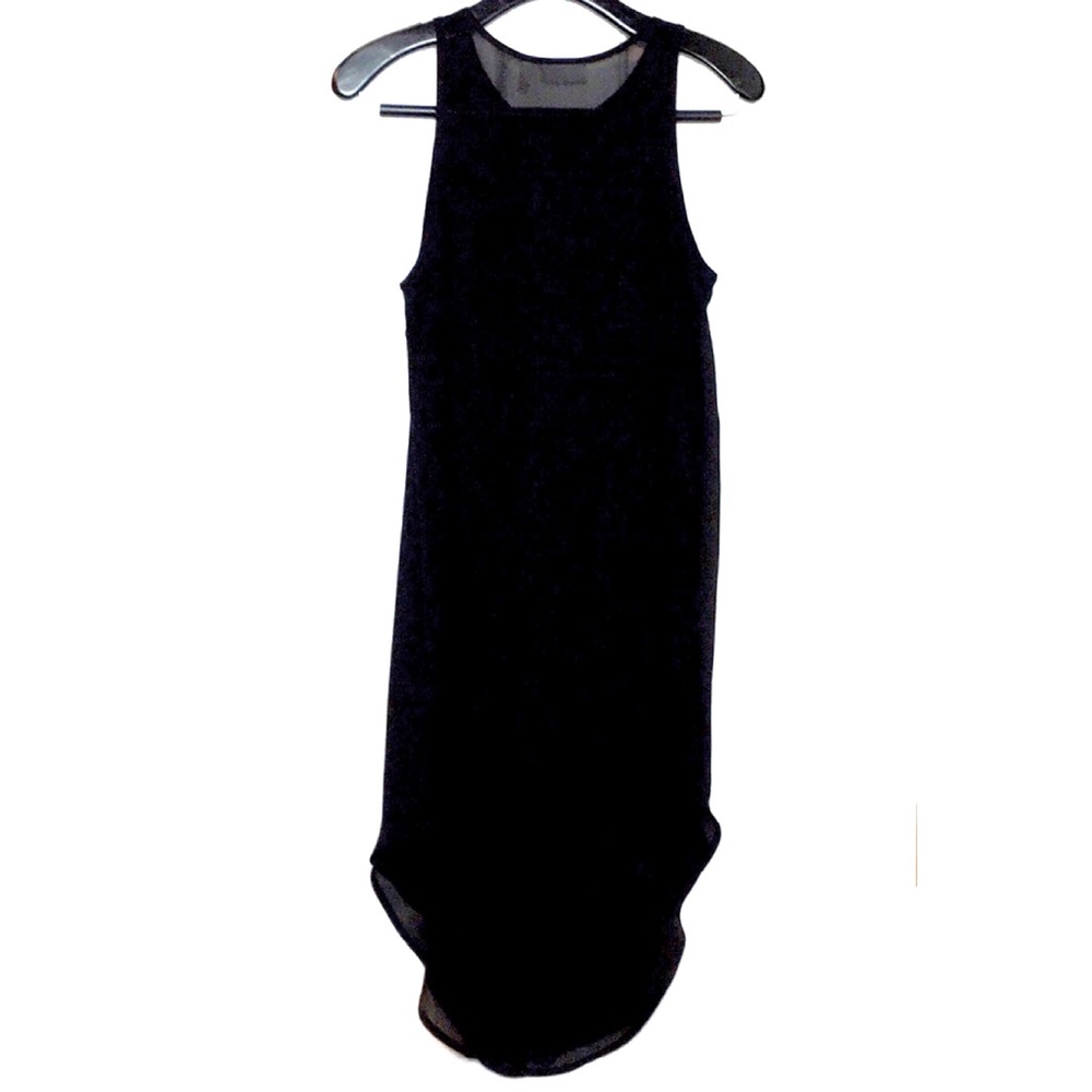 LEITH long black sheer dress - Picture 3 of 9